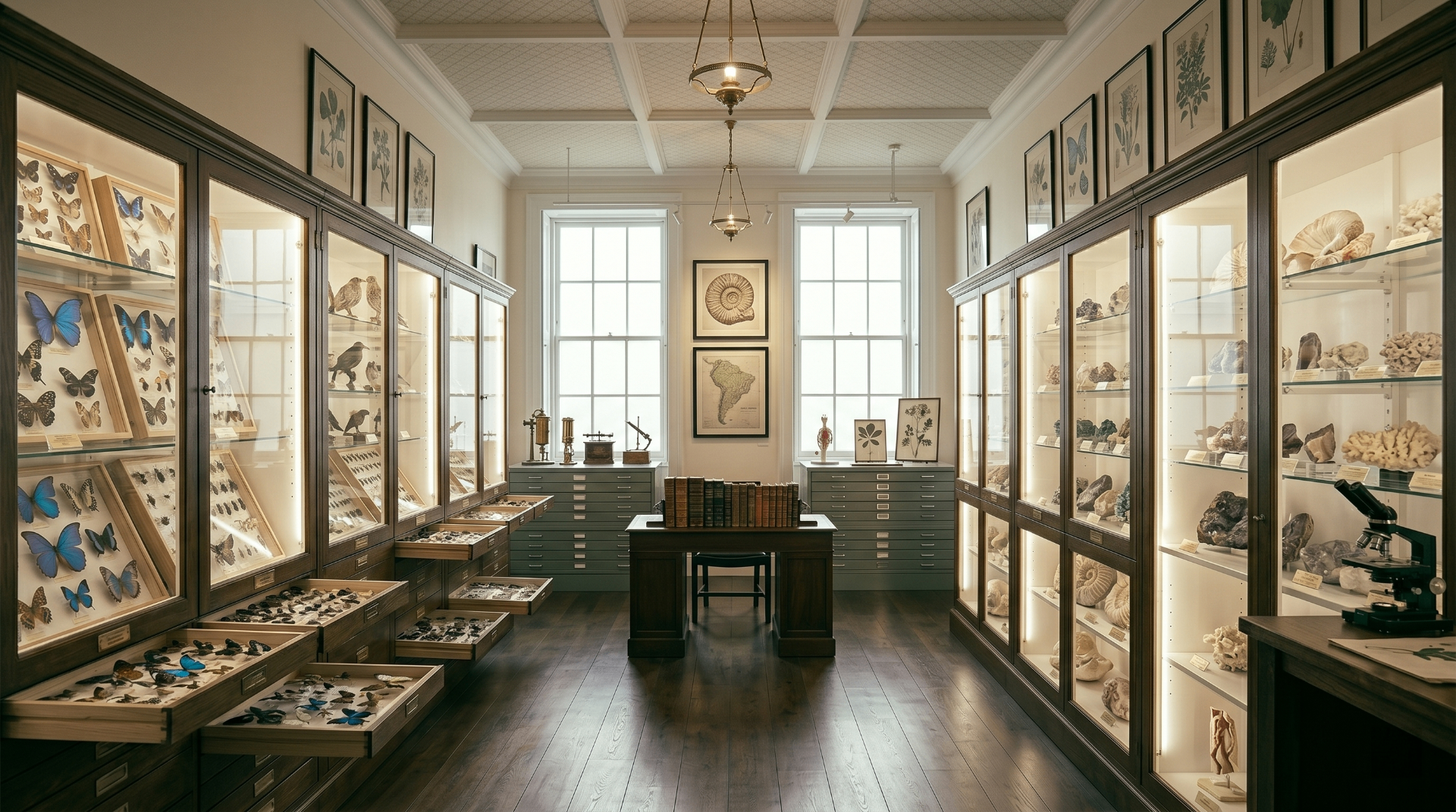 Public museum gallery