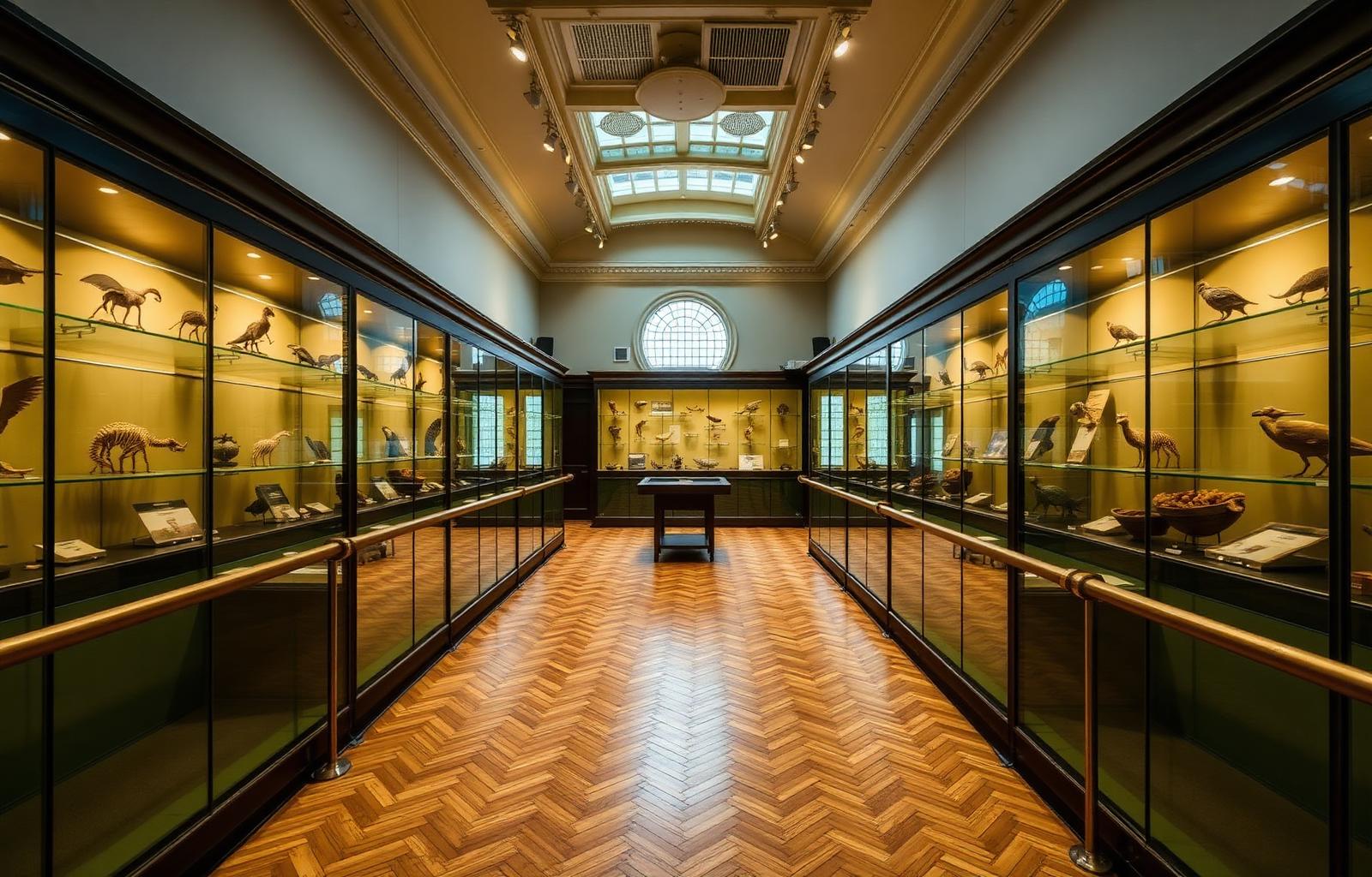 Public museum gallery